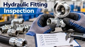 hydraulic fitting inspection